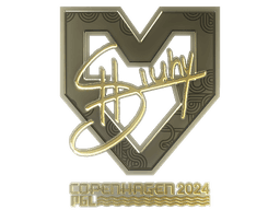Sticker | siuhy (Gold) | Copenhagen 2024