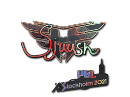 Sticker | sjuush (Holo) | Stockholm 2021