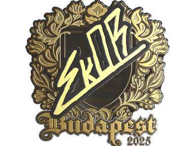 Sticker | sk0R (Gold) | Budapest 2025