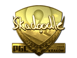 Sticker | Skadoodle (Gold) | Krakow 2017