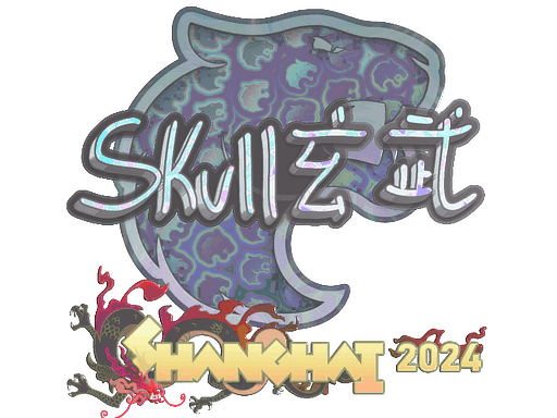 Sticker | skullz (Holo) | Shanghai 2024