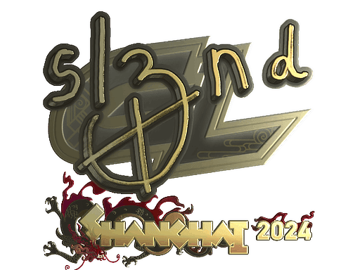 Sticker | sl3nd (Gold) | Shanghai 2024