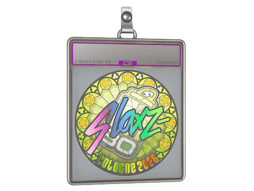 Sticker Slab | slaxz- (Holo) | Cologne 2026
