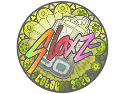 Sticker | slaxz- (Holo) | Cologne 2026