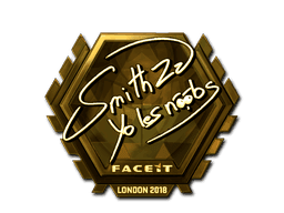 Sticker | SmithZz (Gold) | London 2018