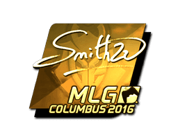 Sticker | SmithZz (Gold) | MLG Columbus 2016