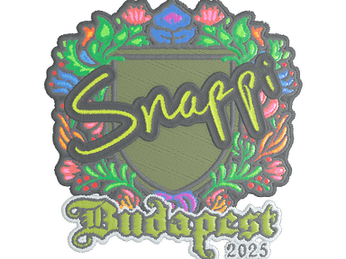 Sticker | Snappi (Embroidered) | Budapest 2025