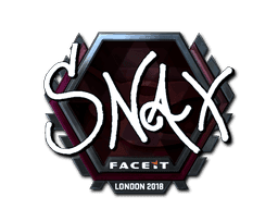 Sticker | Snax (Foil) | London 2018