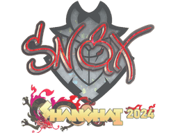 Sticker | Snax (Glitter) | Shanghai 2024