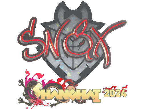 Sticker | Snax (Glitter) | Shanghai 2024