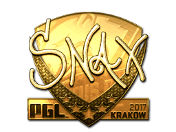 Sticker | Snax (Gold) | Krakow 2017