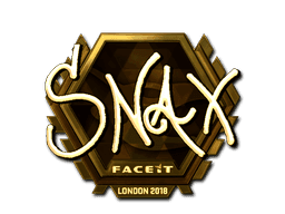 Sticker | Snax (Gold) | London 2018