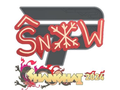 Sticker | snow | Shanghai 2024