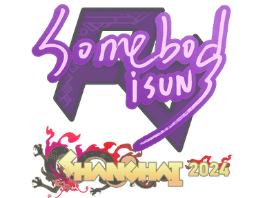 Sticker | somebody | Shanghai 2024