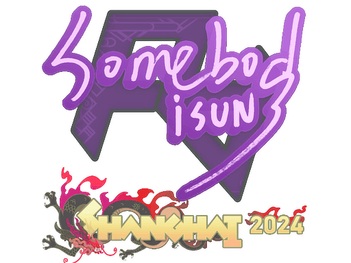 Sticker | somebody | Shanghai 2024