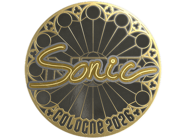 Sticker | Sonic (Gold) | Cologne 2026