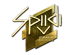 Sticker | Spiidi (Gold) | Boston 2018