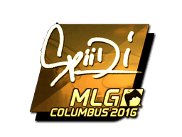 Sticker | Spiidi (Gold) | MLG Columbus 2016