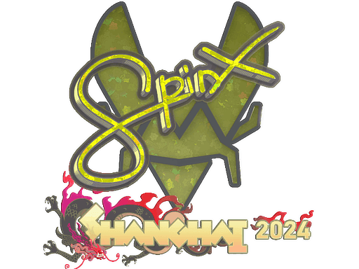 Sticker | Spinx (Glitter) | Shanghai 2024