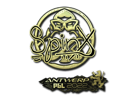 Sticker | Spinx (Gold) | Antwerp 2022