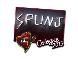 Sticker | SPUNJ (Foil) | Cologne 2015