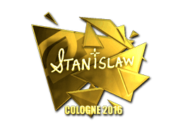 Sticker | stanislaw (Gold) | Cologne 2016