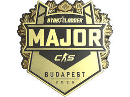 Sticker | StarLadder (Gold) | Budapest 2025