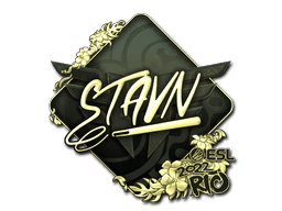 Sticker | stavn (Gold) | Rio 2022