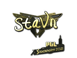 Sticker | stavn (Gold) | Stockholm 2021