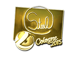 Sticker | steel (Gold) | Cologne 2015