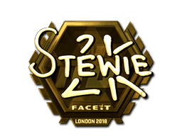 Sticker | Stewie2K (Gold) | London 2018