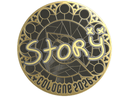 Sticker | story (Gold) | Cologne 2026