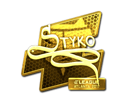 Sticker | STYKO (Gold) | Atlanta 2017