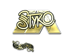 Sticker | STYKO (Gold) | Paris 2023