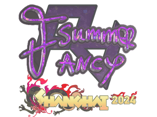 Sticker | Summer (Glitter) | Shanghai 2024