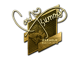 Sticker | Summer (Gold) | Boston 2018