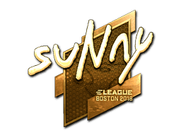 Sticker | suNny (Gold) | Boston 2018