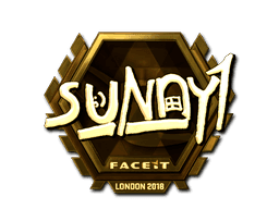 Sticker | suNny (Gold) | London 2018