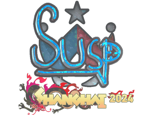 Sticker | susp (Glitter) | Shanghai 2024