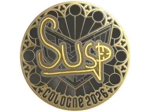 Sticker | susp (Gold) | Cologne 2026