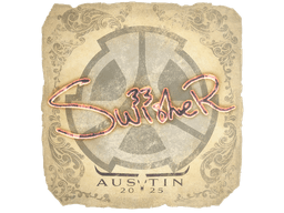 Sticker | Swisher | Austin 2025