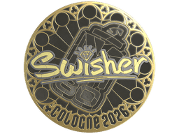 Sticker | Swisher (Gold) | Cologne 2026