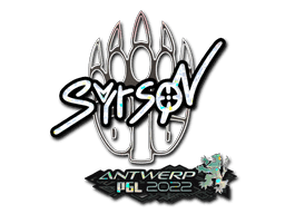 Sticker | syrsoN (Glitter) | Antwerp 2022