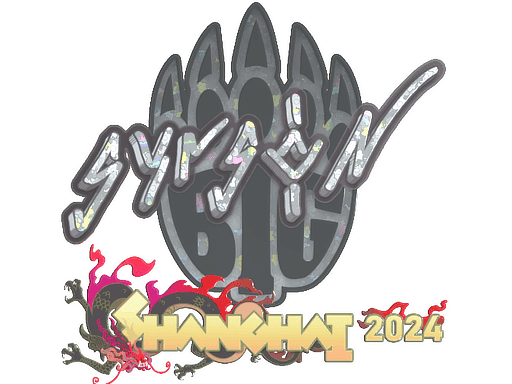 Sticker | syrsoN (Glitter) | Shanghai 2024