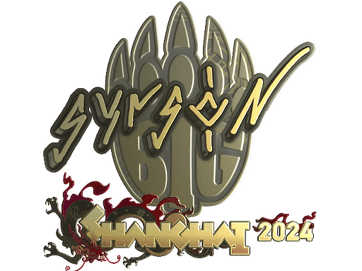 Sticker | syrsoN (Gold) | Shanghai 2024