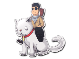 Sticker | T On Cat