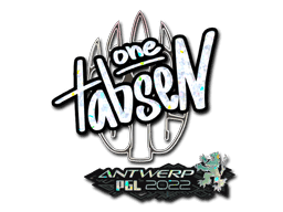 Sticker | tabseN (Glitter) | Antwerp 2022