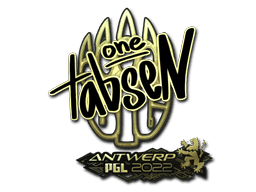 Sticker | tabseN (Gold) | Antwerp 2022