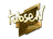 Sticker | tabseN (Gold) | Boston 2018