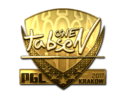 Sticker | tabseN (Gold) | Krakow 2017